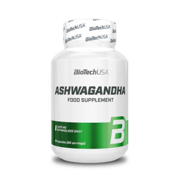 Ashwagandha 60 kapsułek - Biotech USA