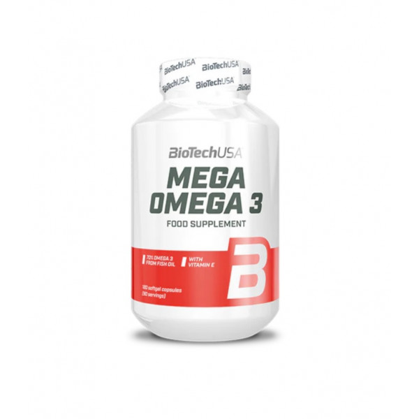 Mega Omega 3 90 kapsułek - Biotech USA