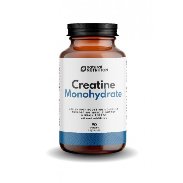100% Creatine monohydrate 90 kapsułek - Natural nutrition