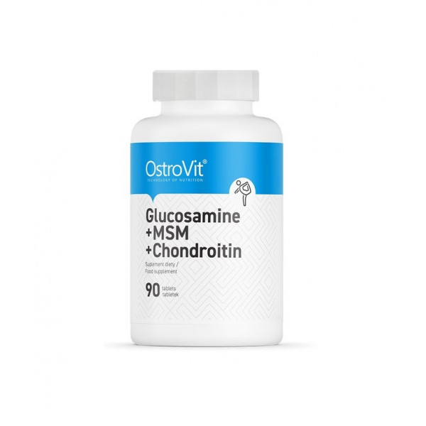 Glukosamine + MSM + Chondroitin 90 tabletek - Ostrovit