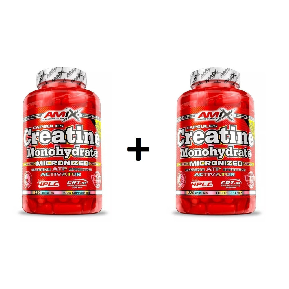 Creatine Monohydrate 220 kapsułek - Amix