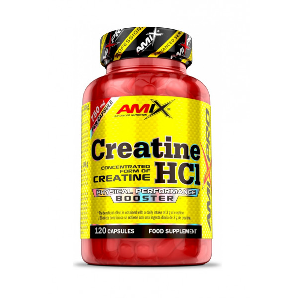 Creatine HCL 120 kapsułek - Amix