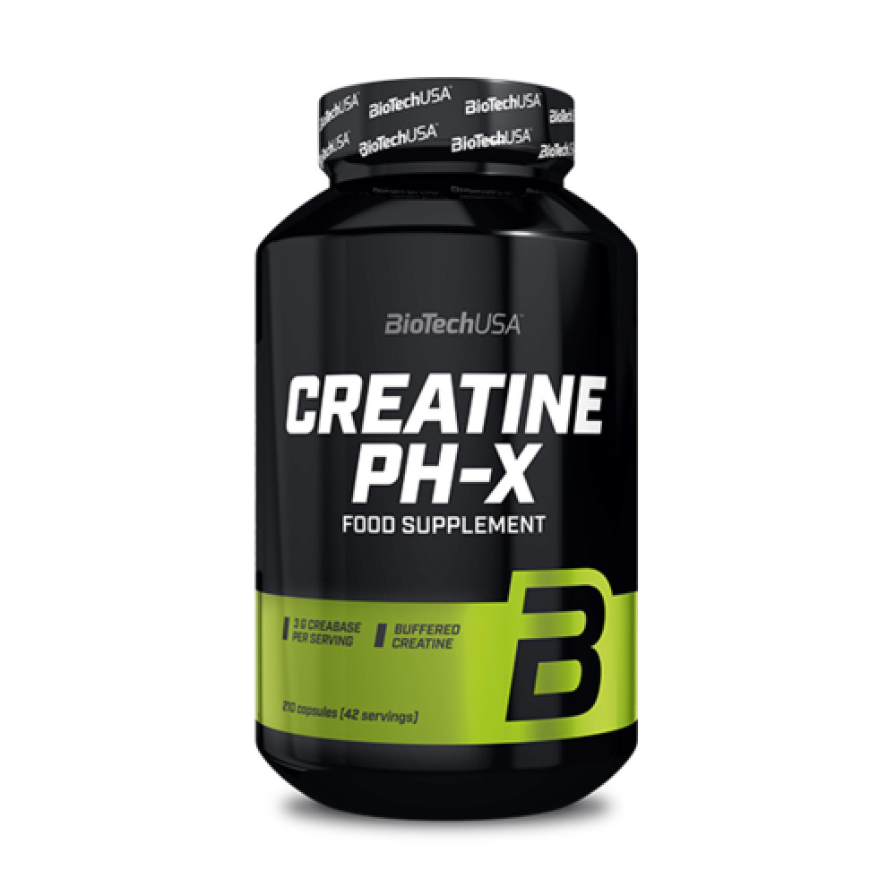 Creatine pH-X 210 kapsułek - Biotech USA