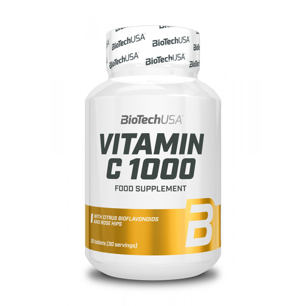 Vitamín C 1000 100 tabletek - Biotech USA