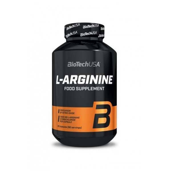 L-Arginine 90 kapsułek - Biotech USA