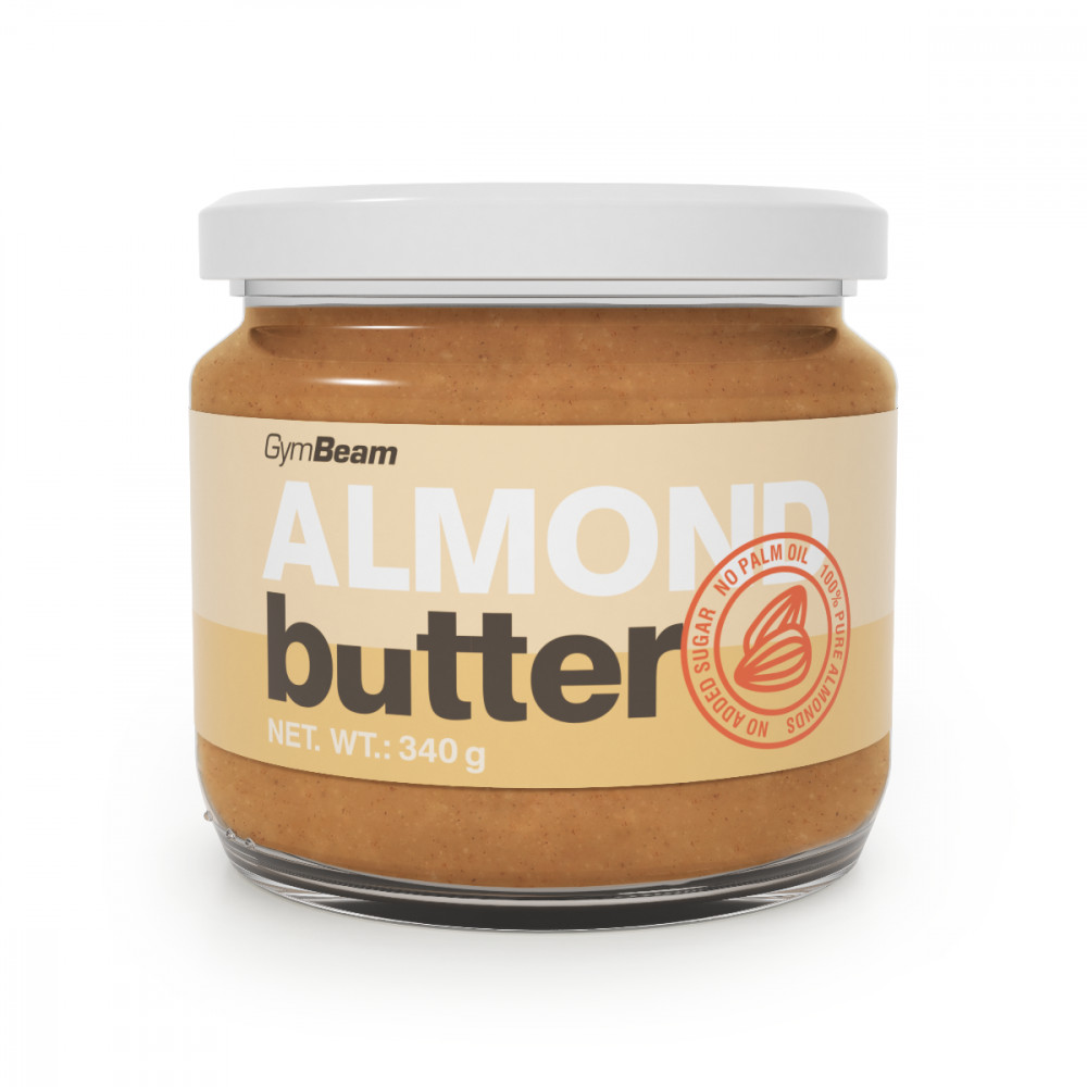 100% Almond Butter jemné mandle 340 g - GymBeam