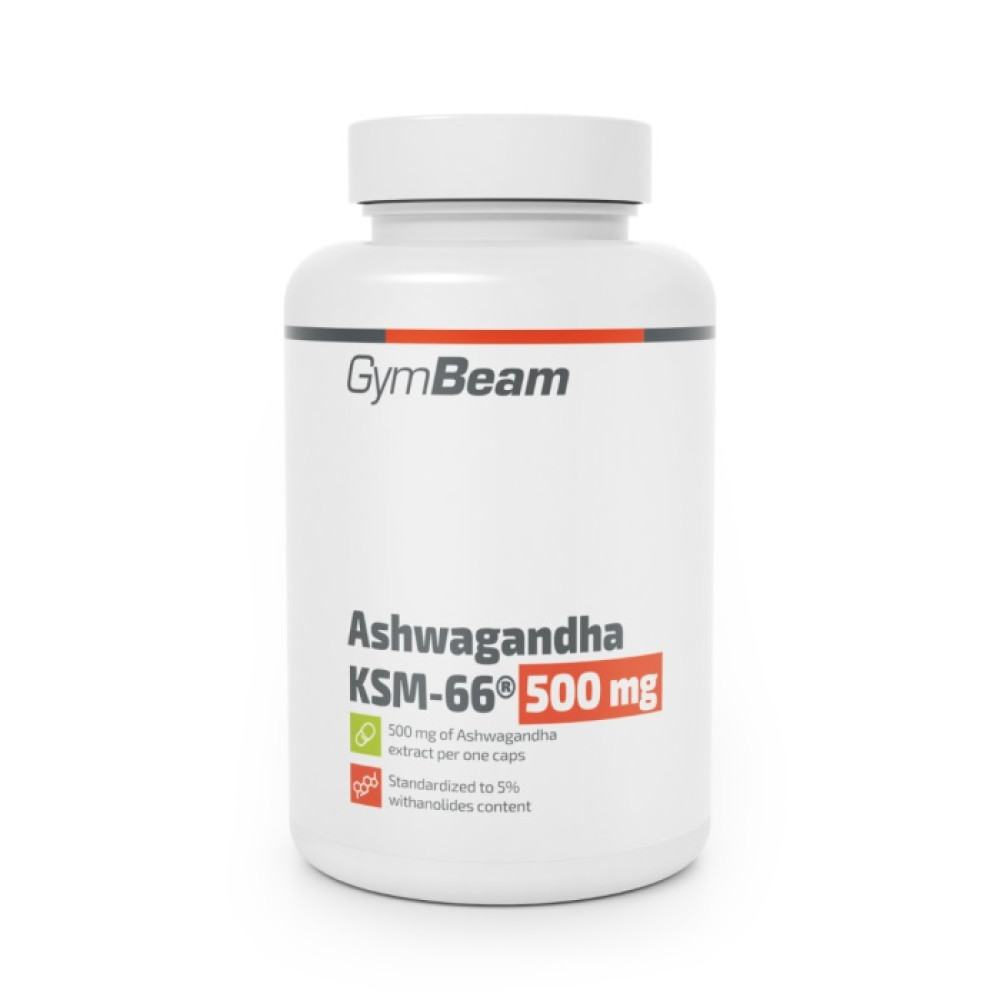 Ashwagandha KSM-66 500 mg 90 kapsułek - GymBeam