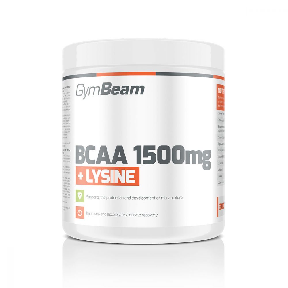 BCAA 1500 + Lysin 300 tabletek - GymBeam