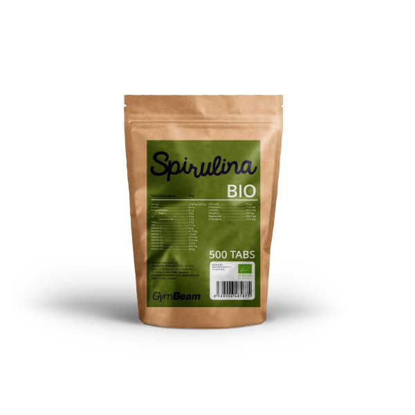 Bio Spirulina 500 mg 500 tabletek - GymBeam