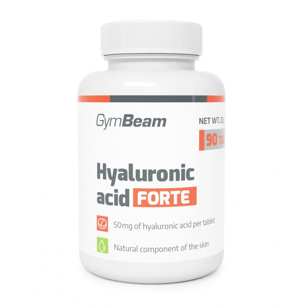 Kwas hialuronowy Forte 90 tabletek - GymBeam