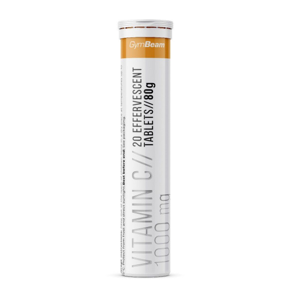 Vitamín C 1000 mg 20 šumivých tabletek - GymBeam