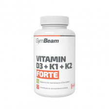 Vitamin D3+K1+K2 Forte 120 kapsułek - GymBeam