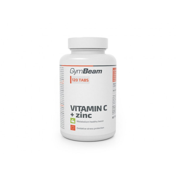 Vitamin C + zinok 120 tabletek - GymBeam