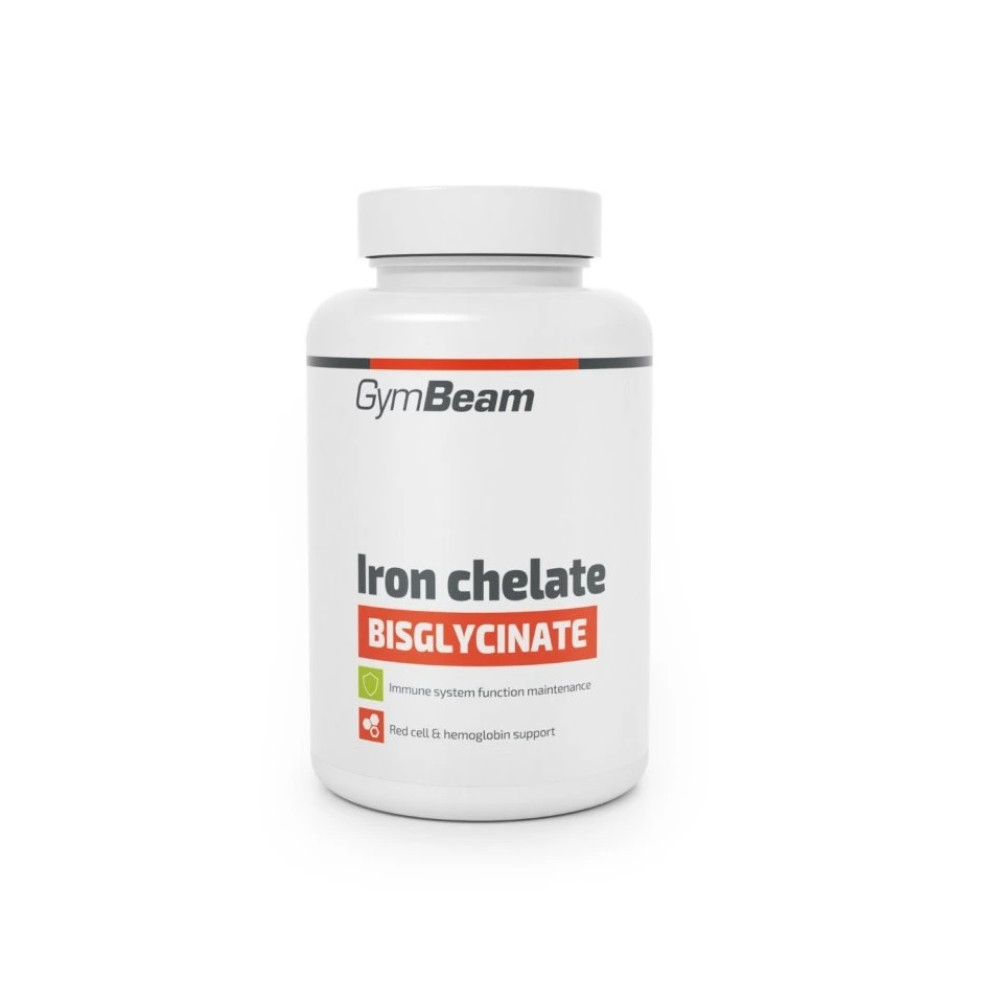 Iron chelate bisglycinate 90 kapsułek - GymBeam