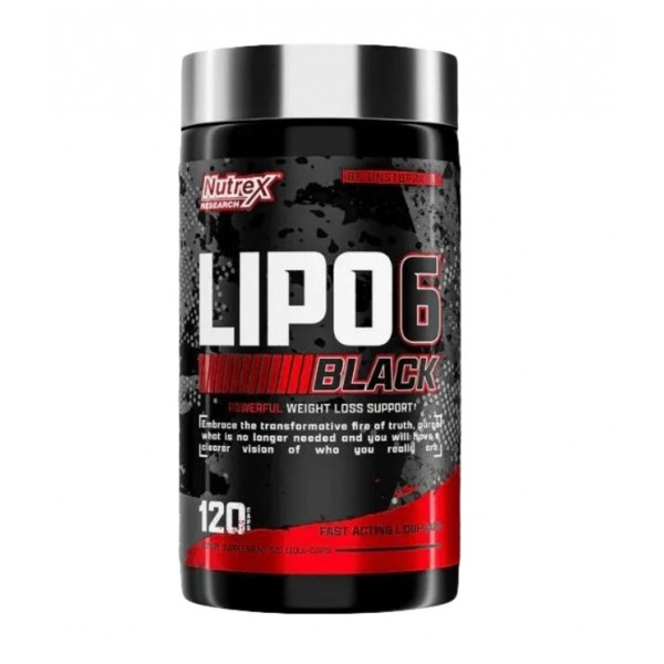 LIPO 6 Black Ultra Concentrate 60 kapsułek - Nutrex