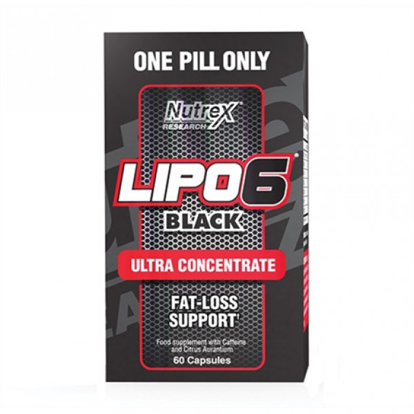 LIPO 6 Black Ultra Concentrate 60 kapsułek - Nutrex