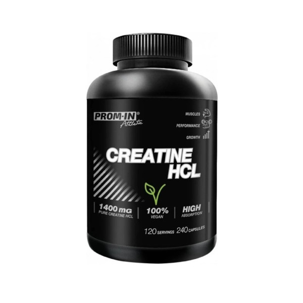 Creatine HCL 240 kapsułek - Prom-in