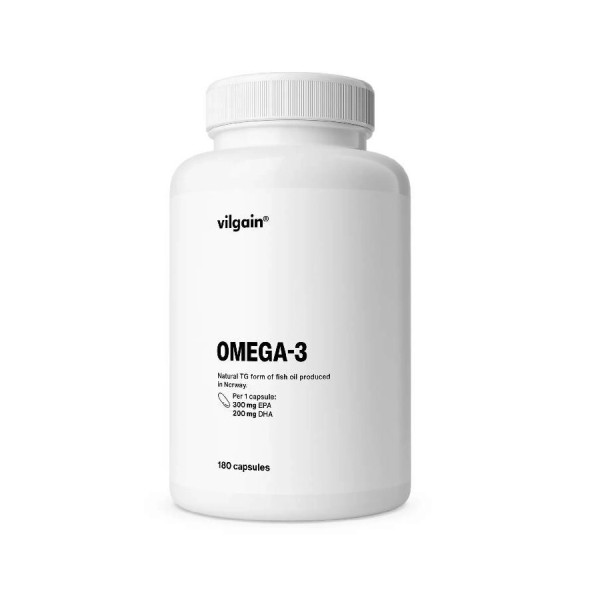 Omega-3 – 180 kapsułek - Vilgain